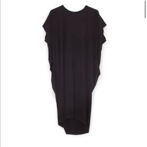 Black kowtow cocoon dress size M ethical fashion